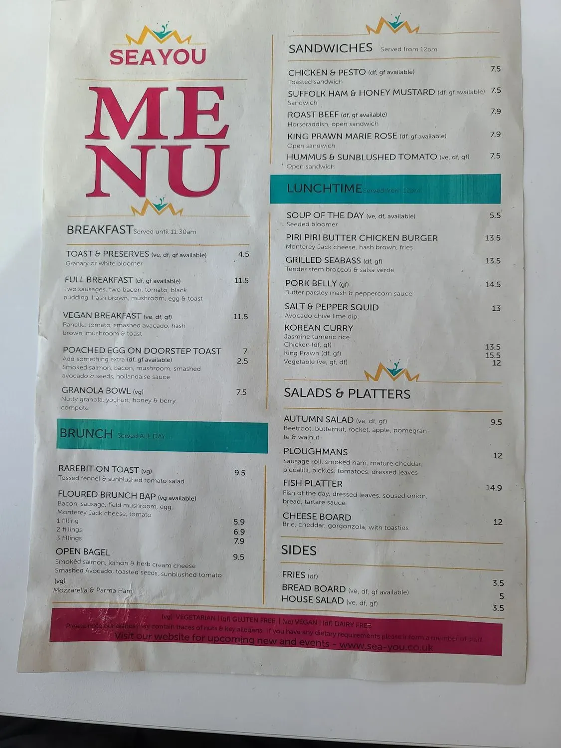 Menu 2