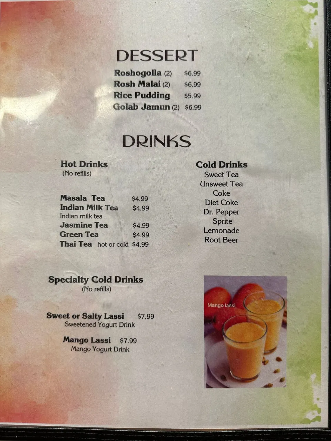 Menu 5