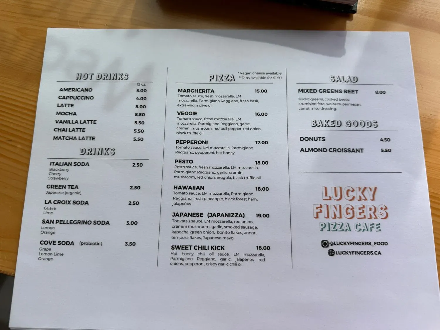 Menu 2