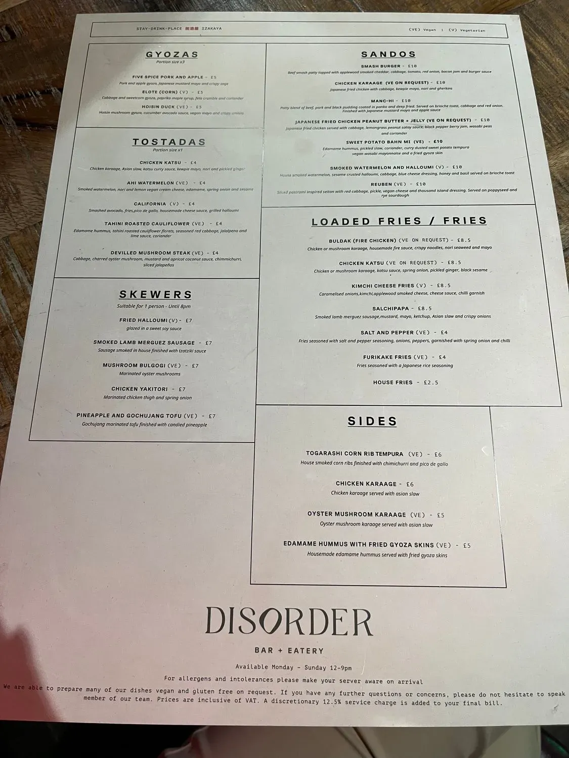 Menu 2