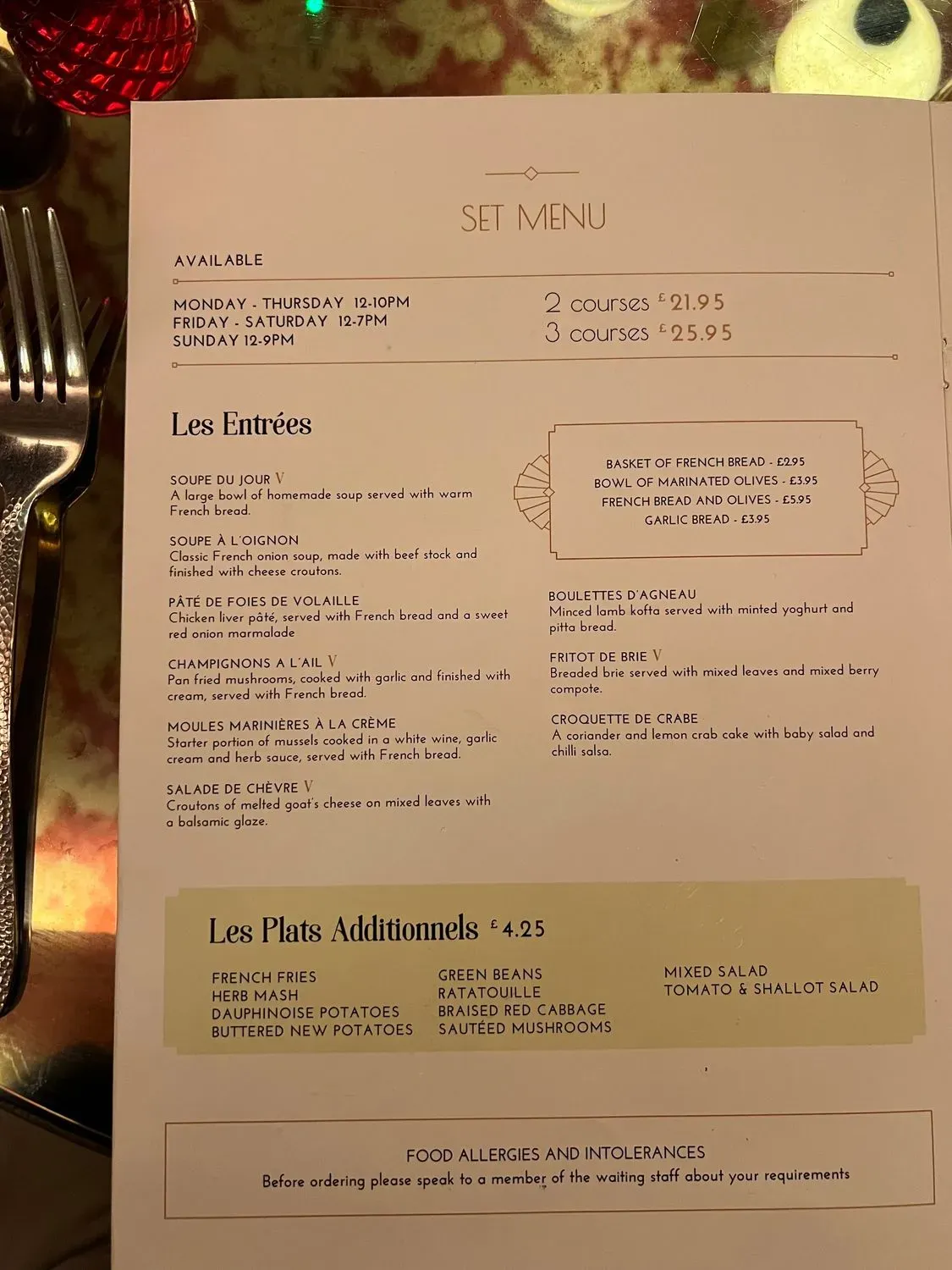 Menu 3