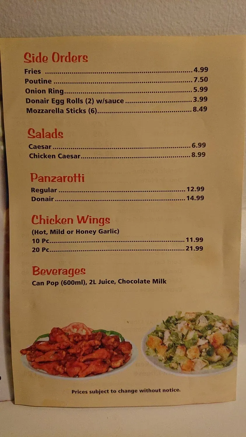 Menu 2