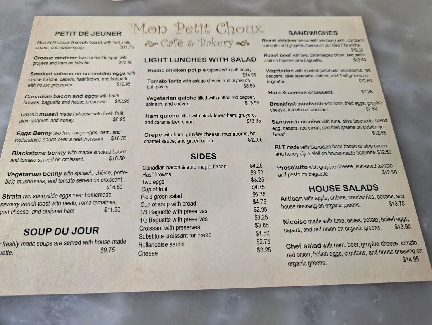 Menu 2