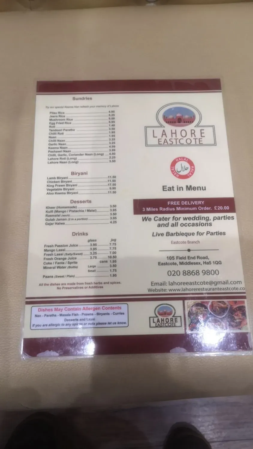 Menu 3