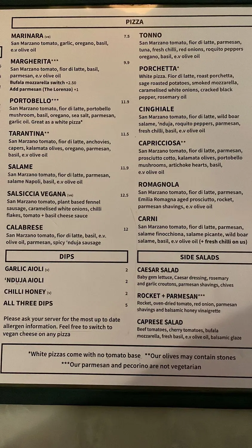 Menu 2