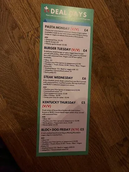 Menu 2