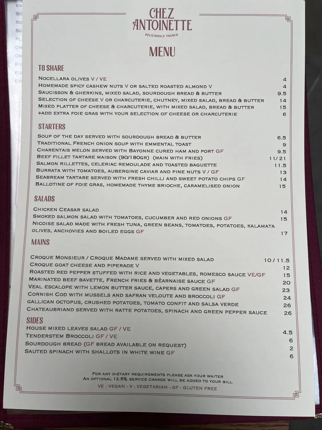 Menu 2