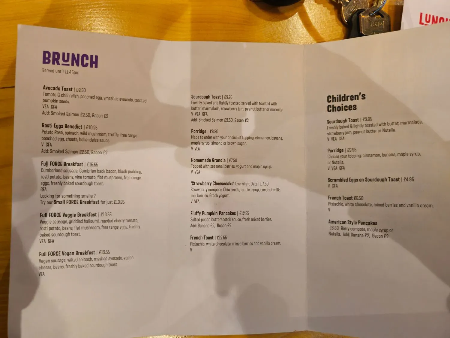 Menu 3