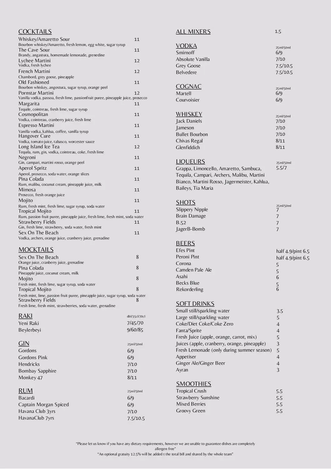 Menu 2