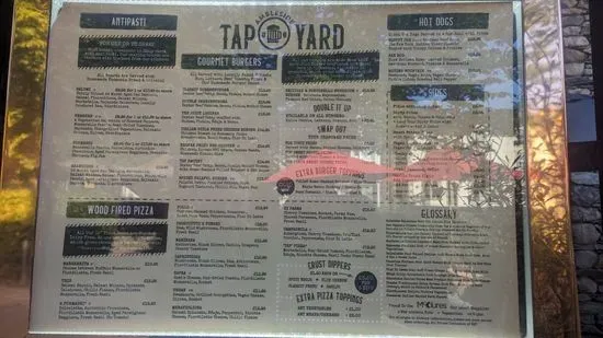 Ambleside Tap Yard Menu | Ambleside | Checkle