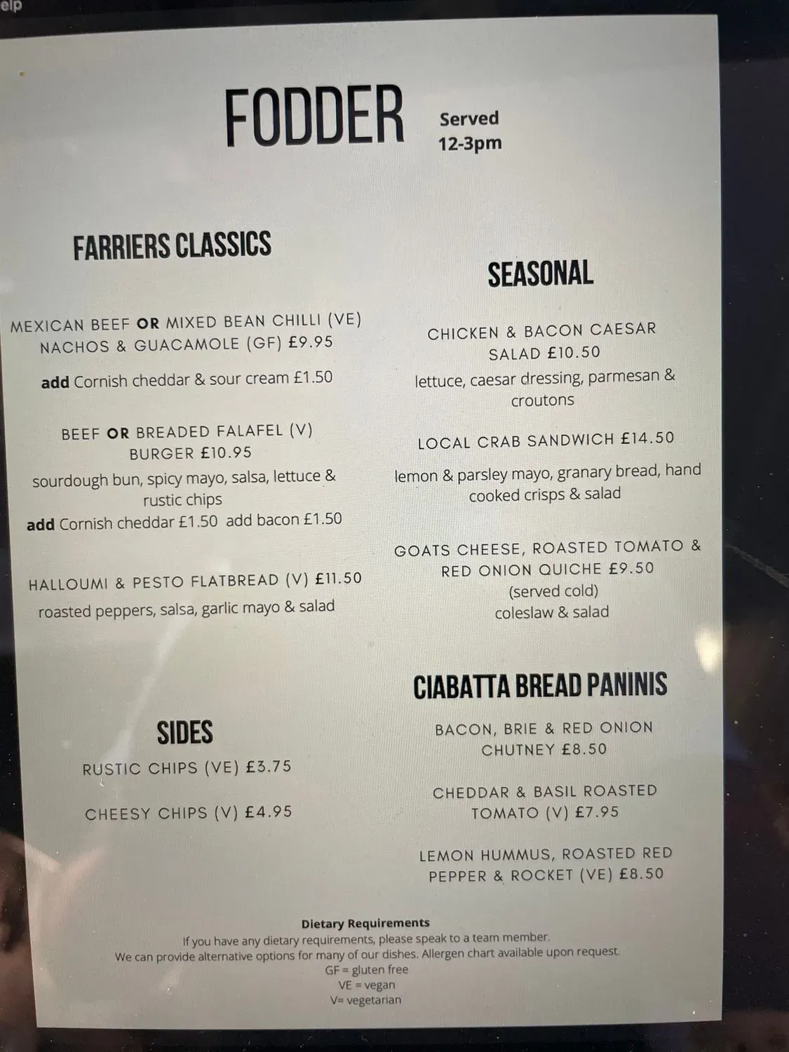 Menu 2