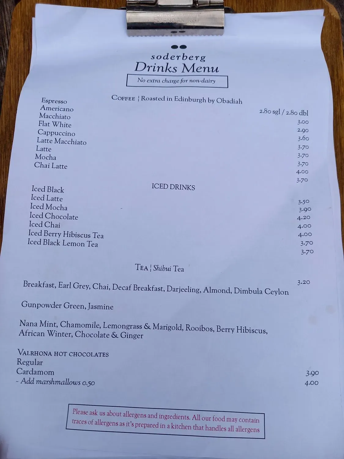 Menu 2