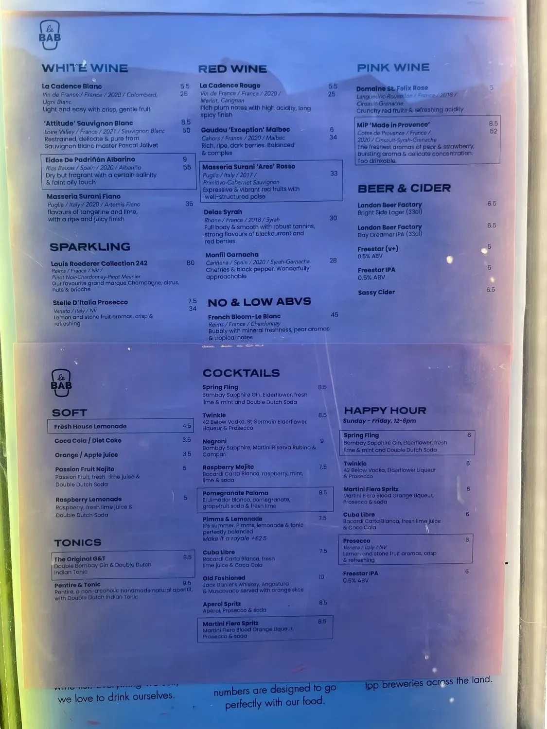 Menu 3