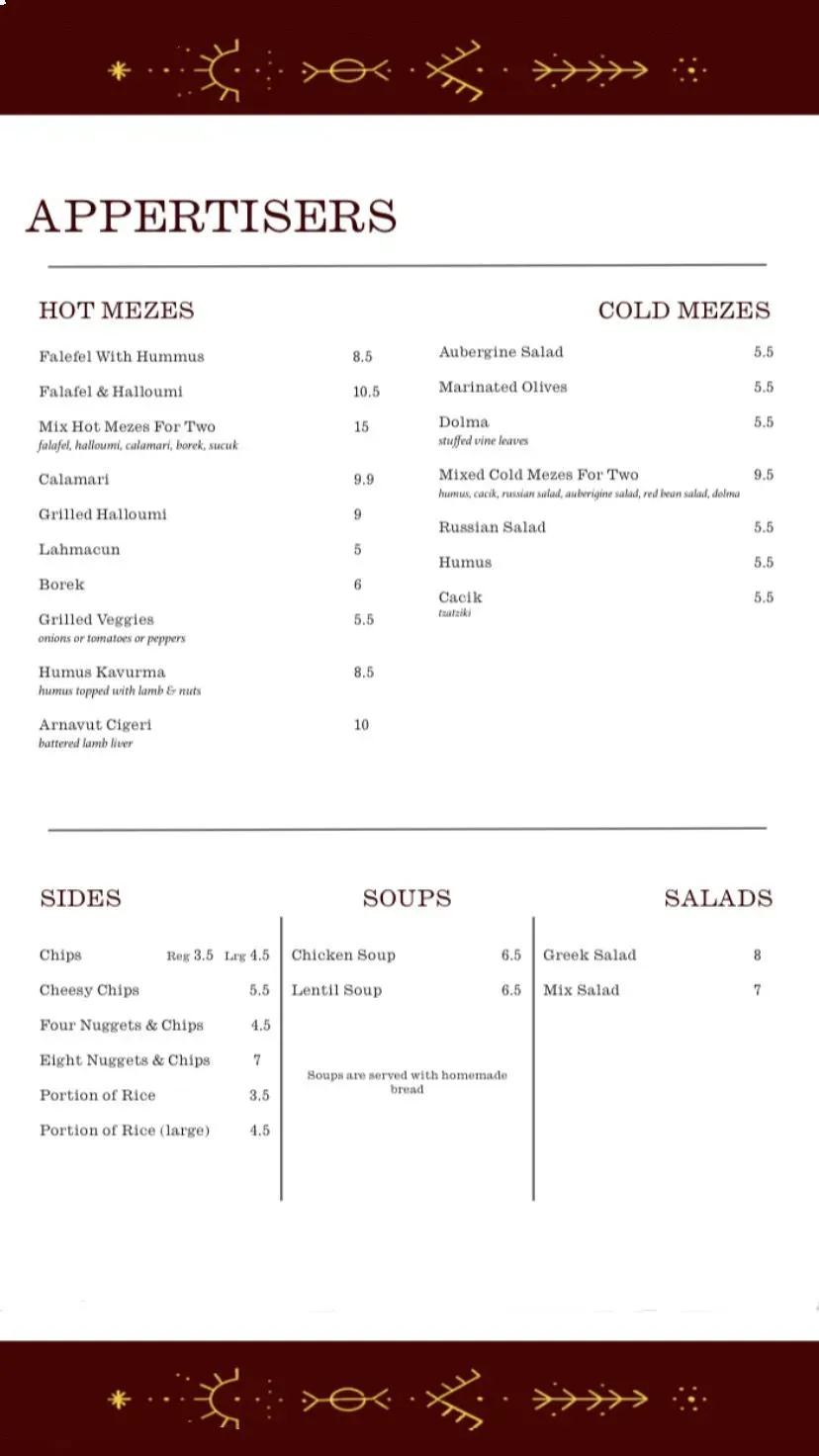 Menu 3