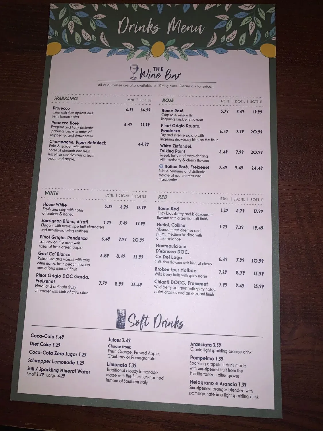 Menu 2