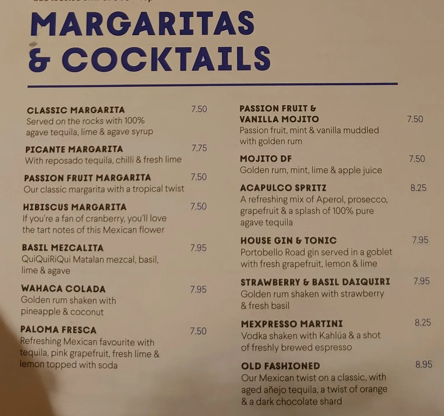 Menu 2