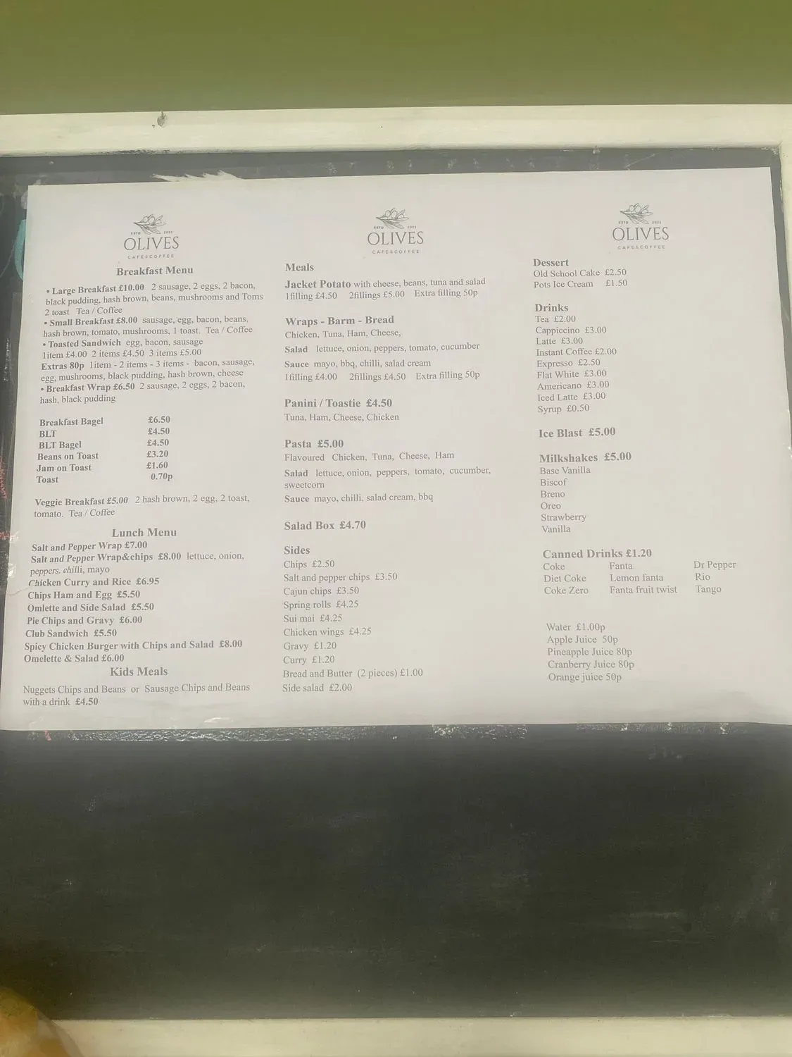 Menu 2