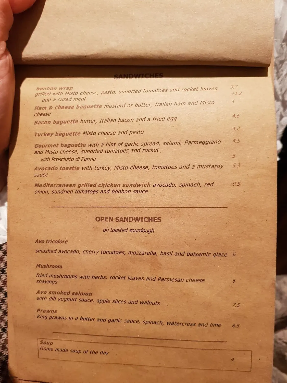 Menu 2