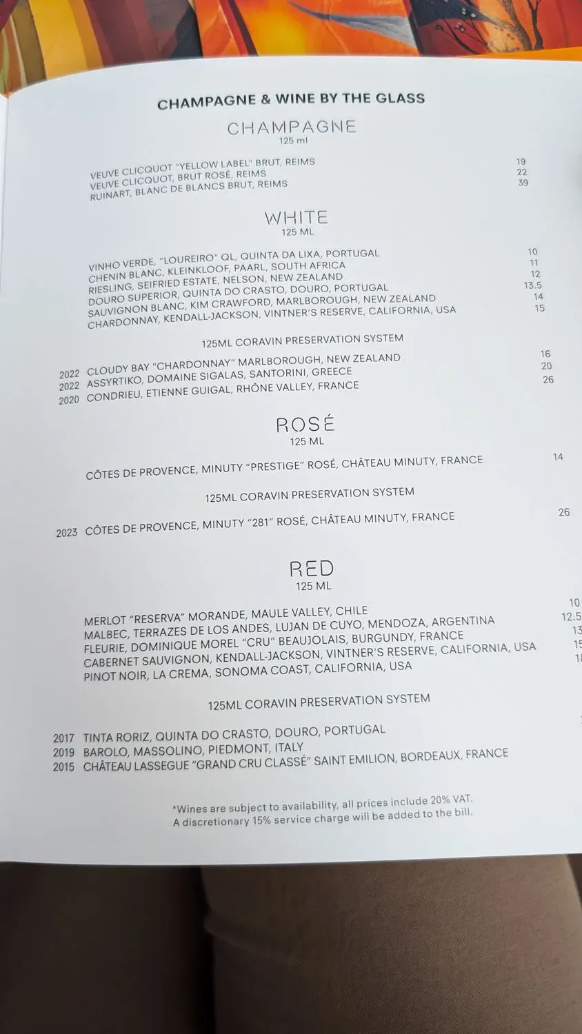 Menu 5