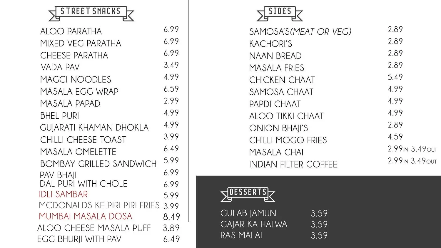 Menu 2