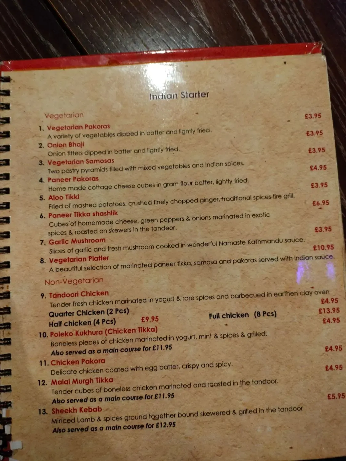 Menu 2