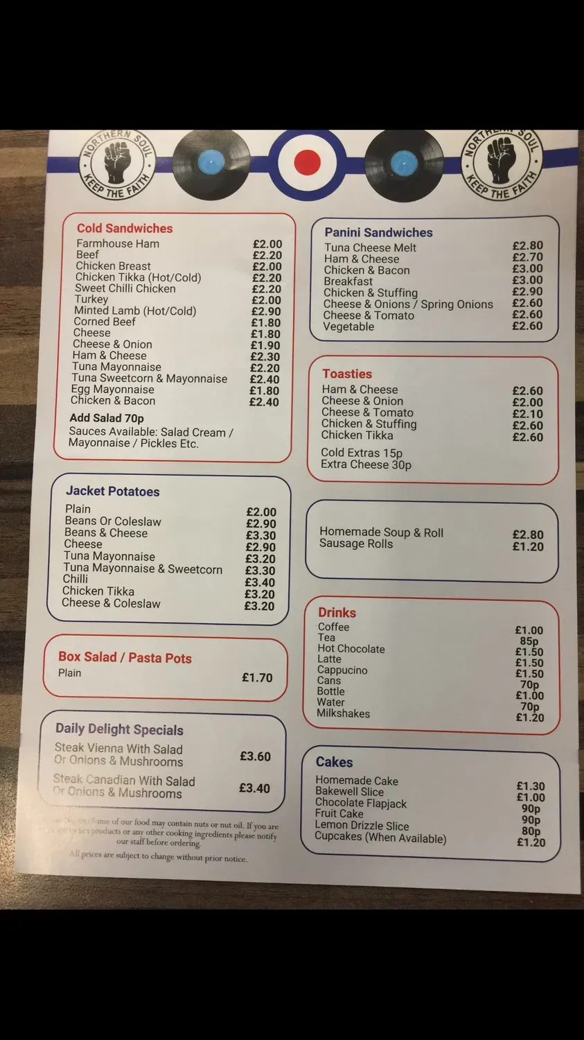 Menu 2