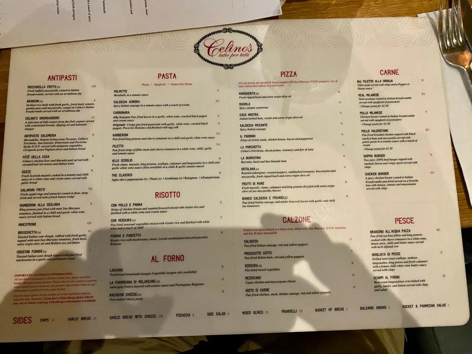 Menu 3