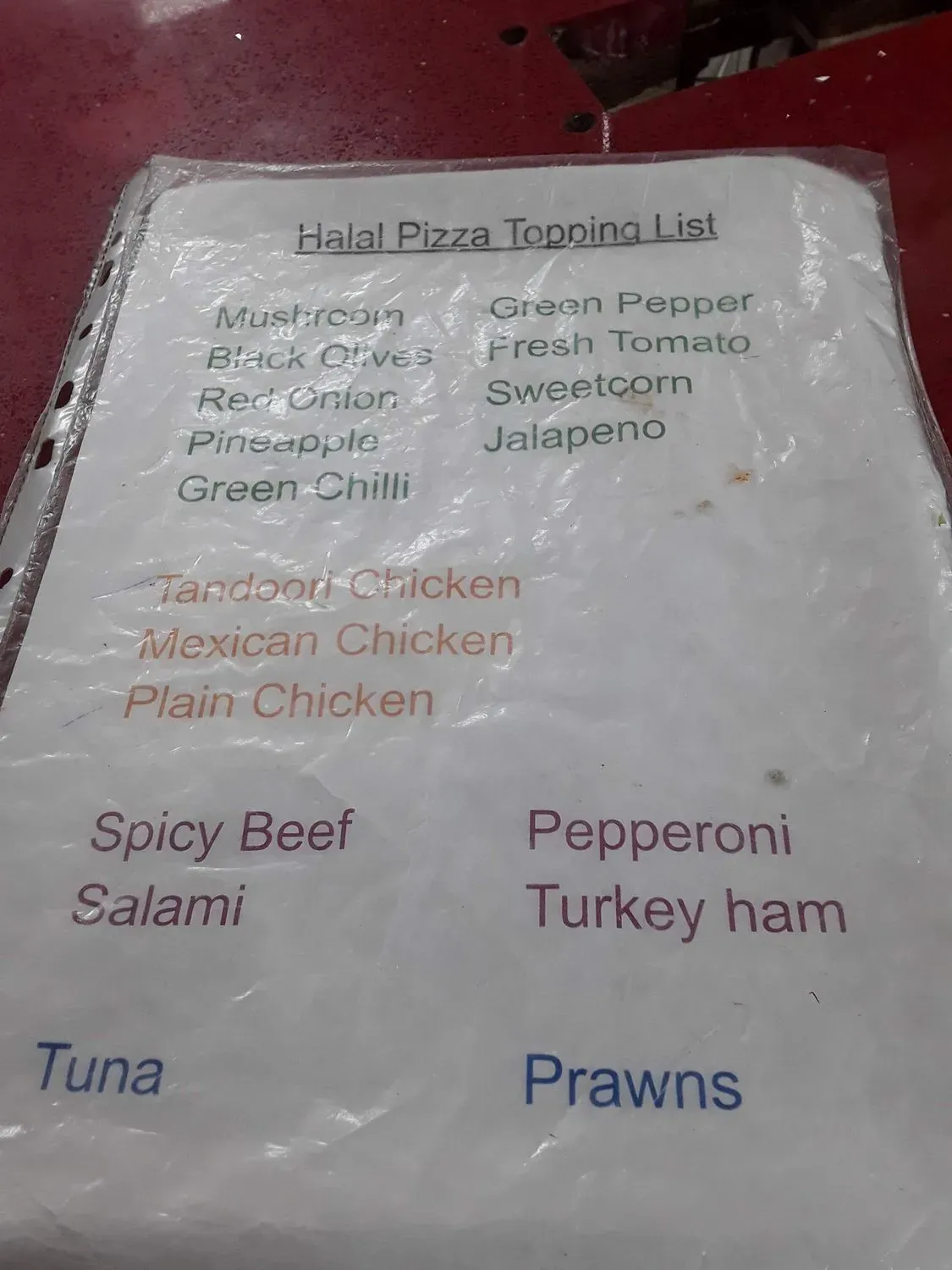 Menu 3