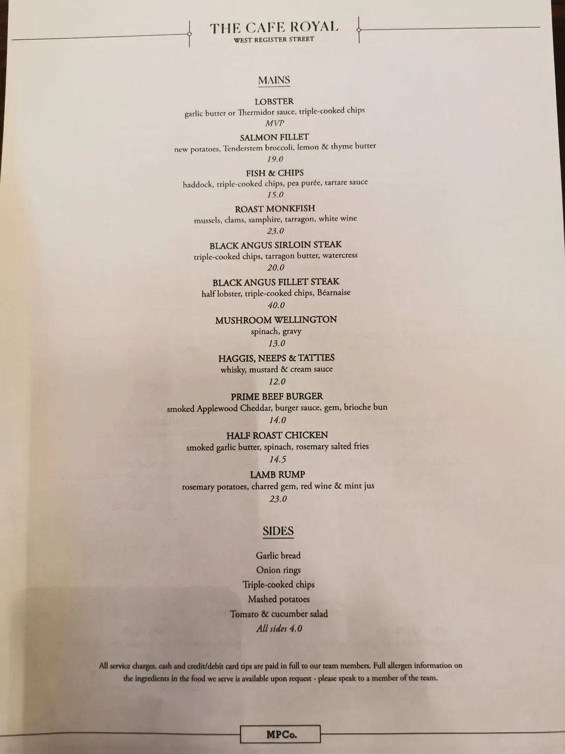 Menu 3