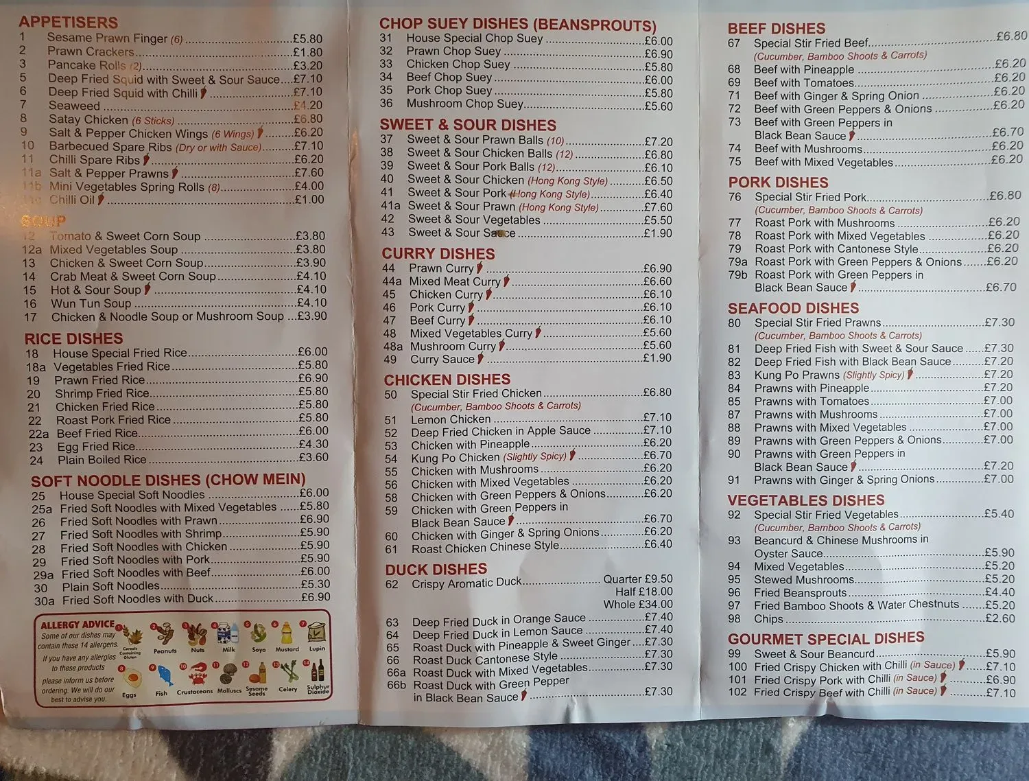 Menu 2