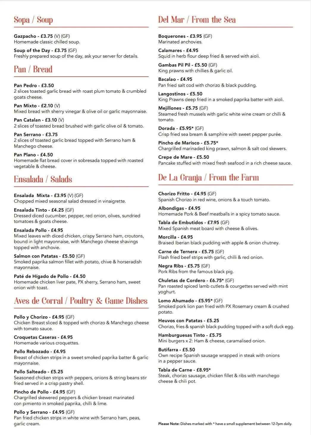 Menu 2