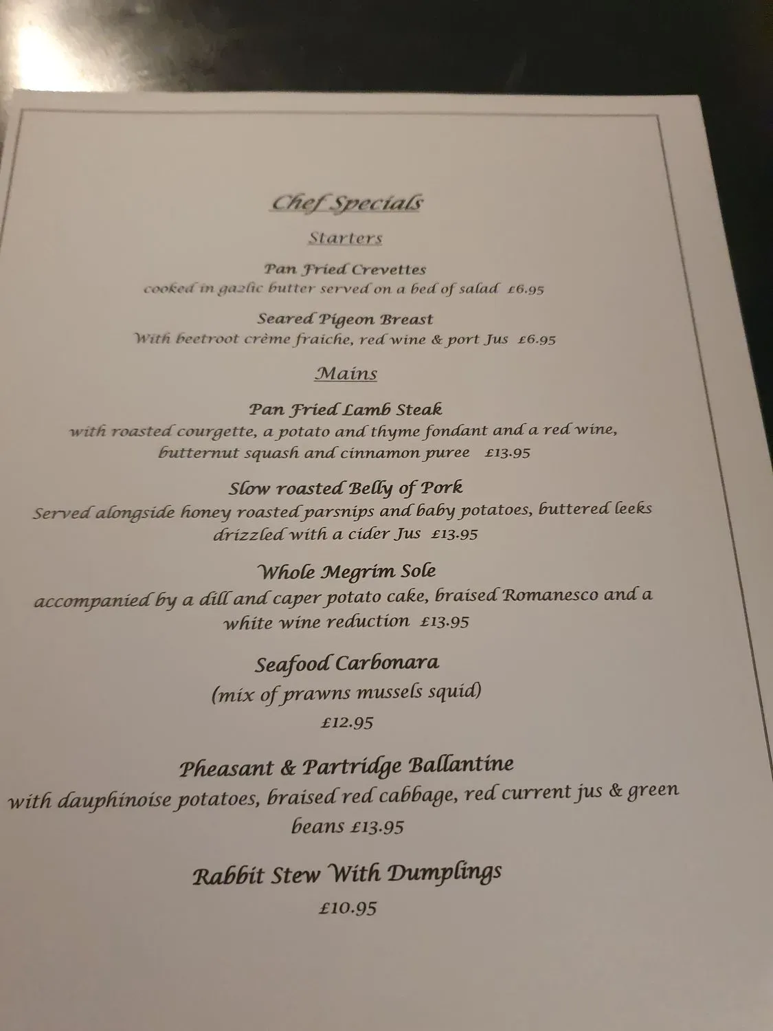 Menu 3