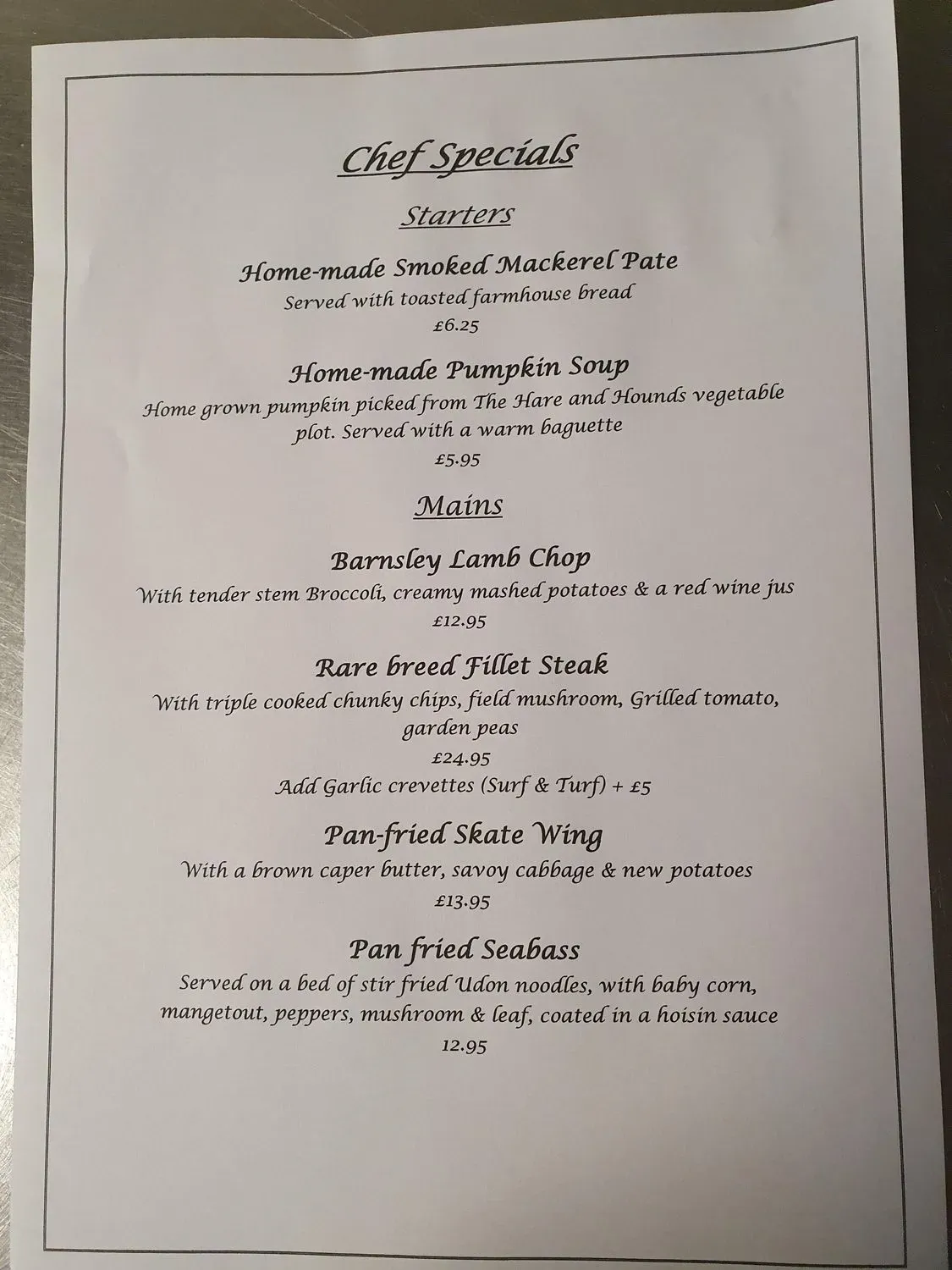 Menu 2