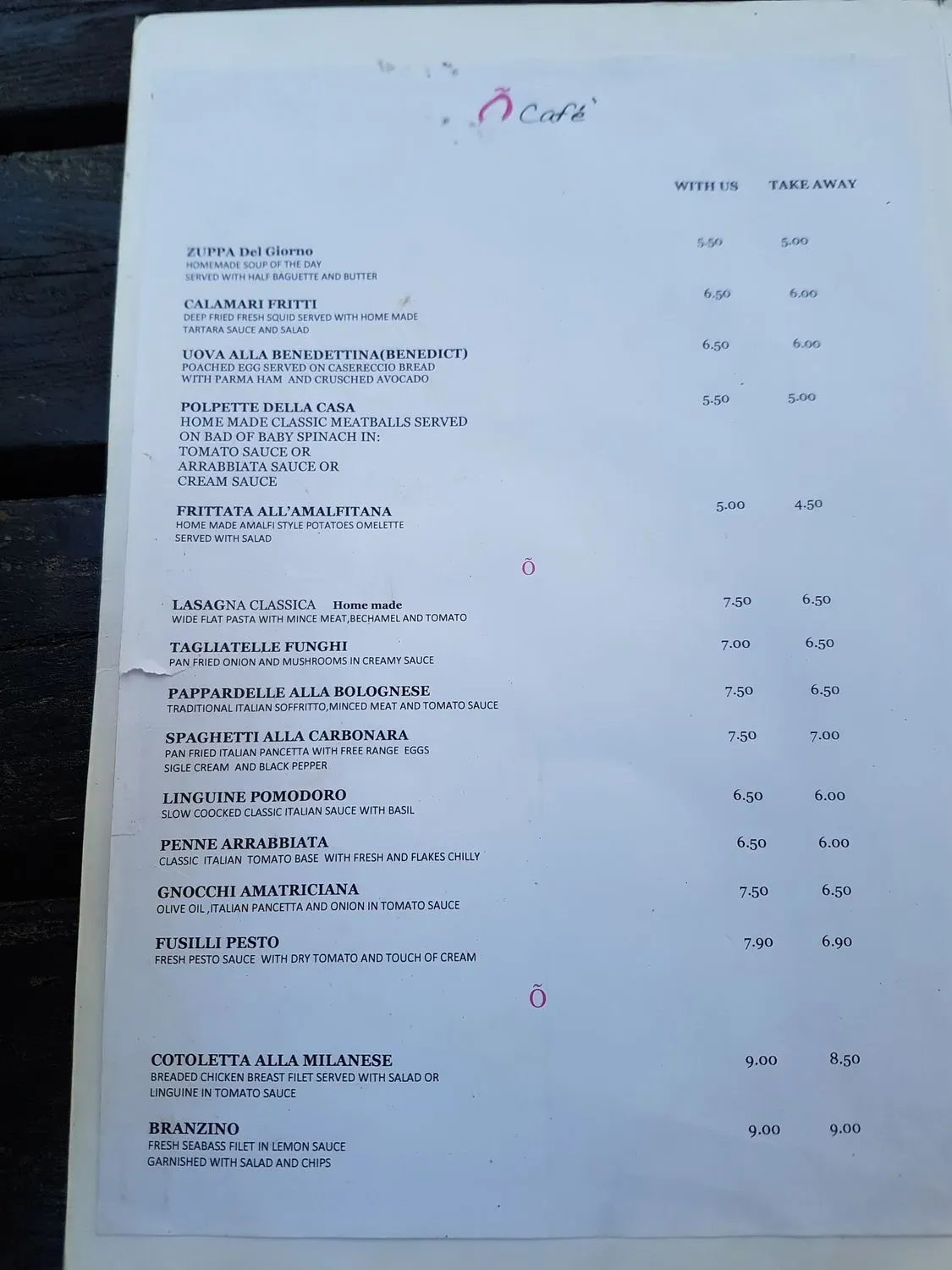 Menu 2