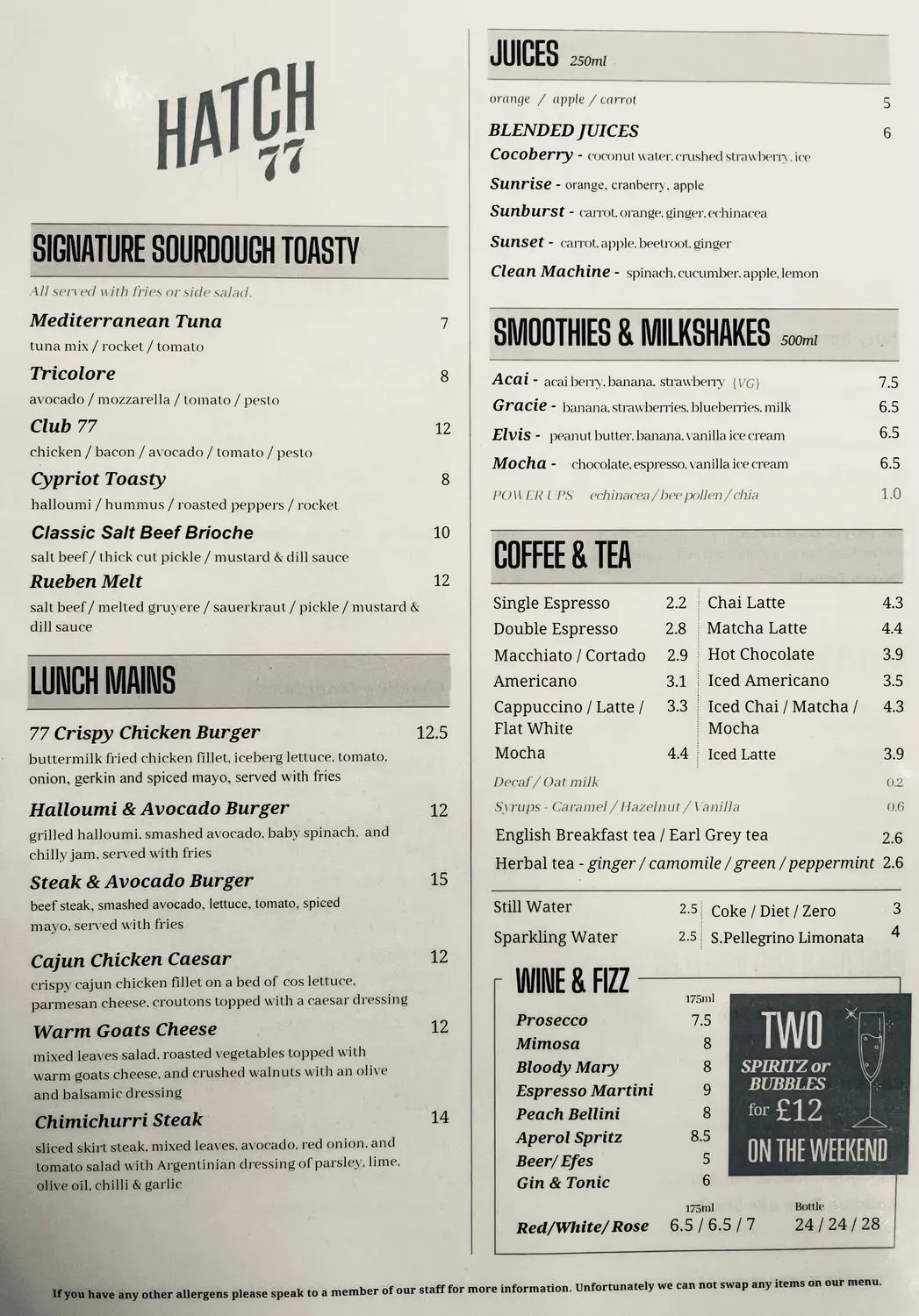 Menu 3