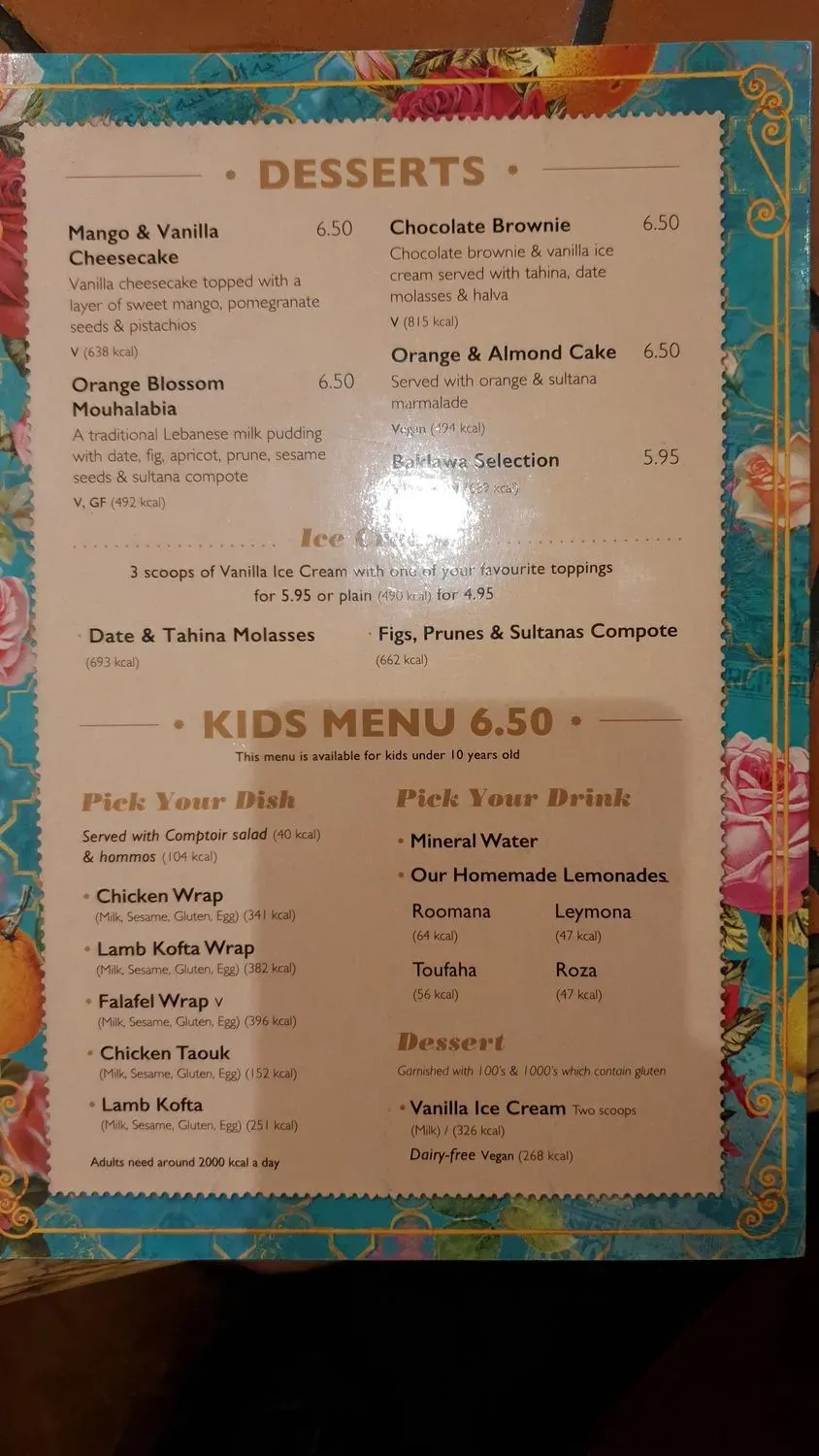 Menu 3