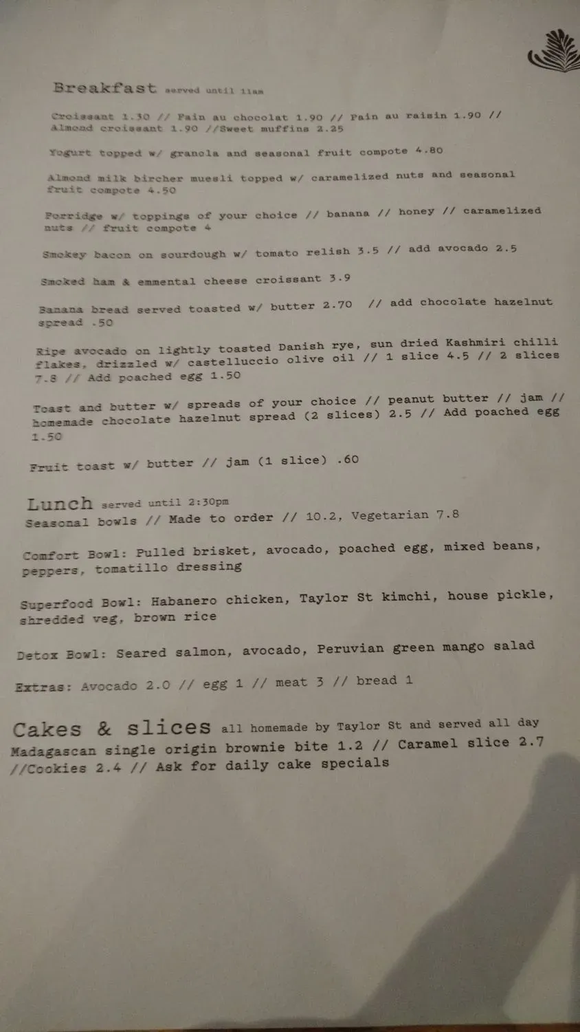 Menu 2