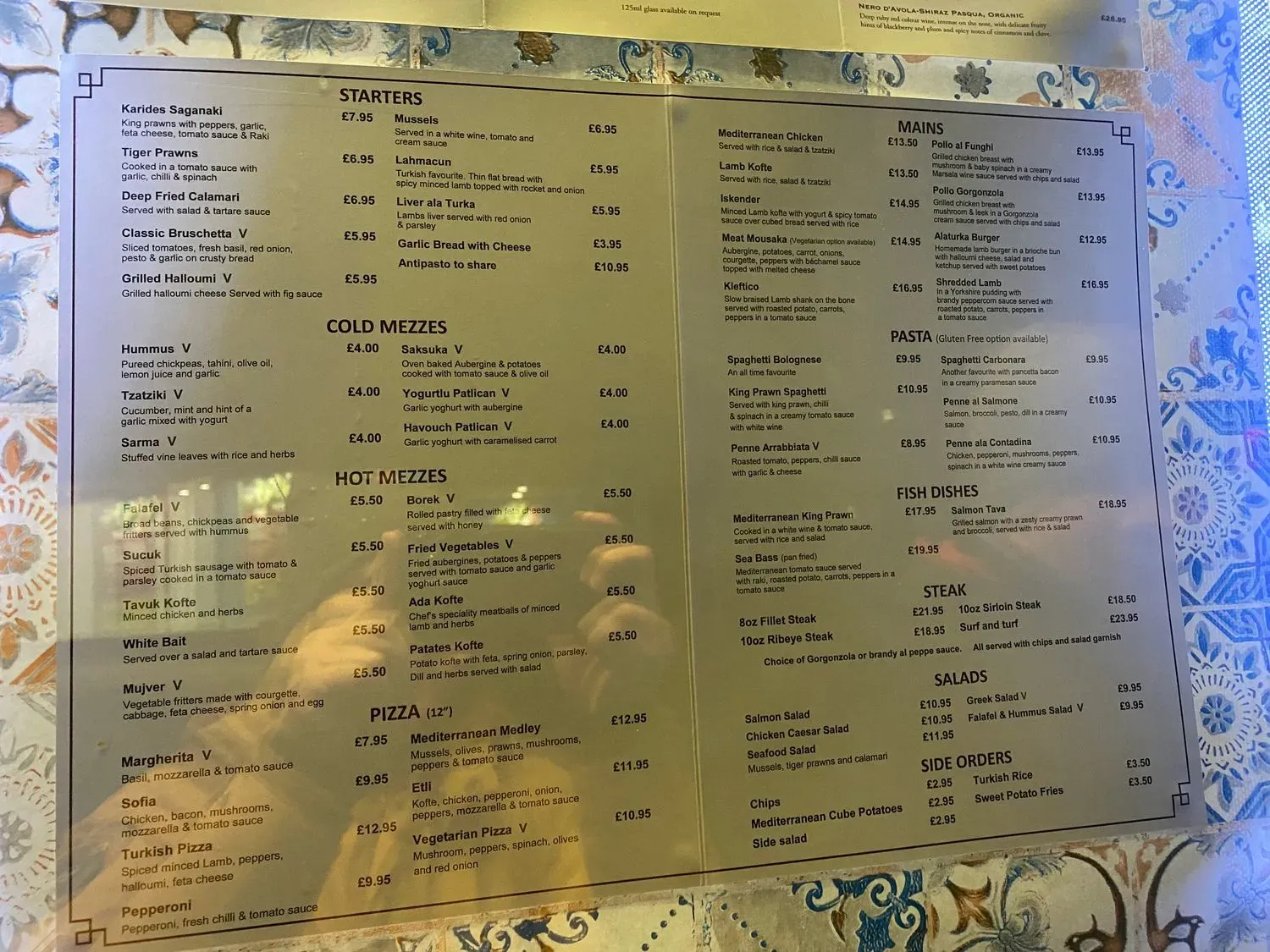 Menu 2