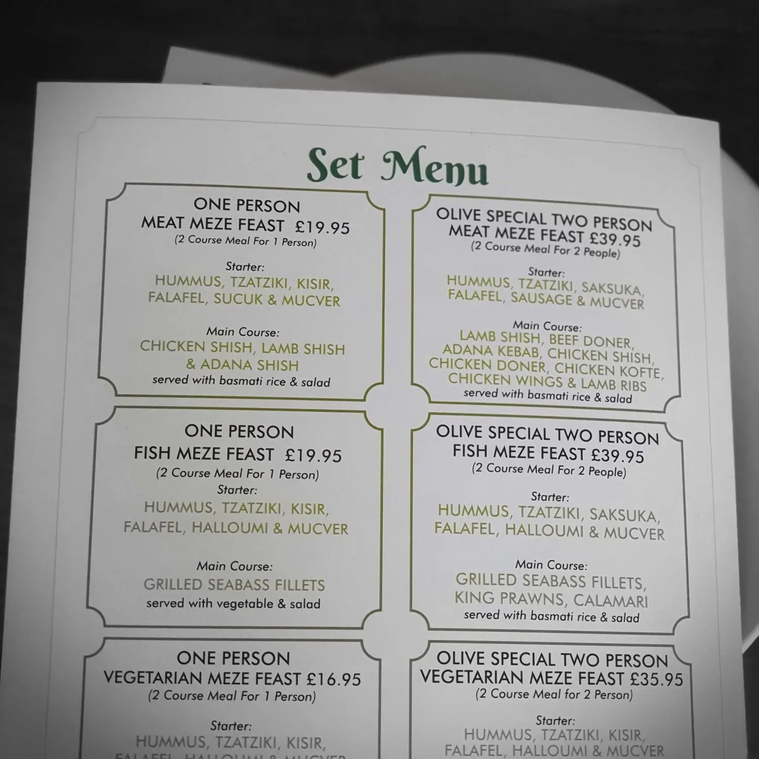 Menu 2