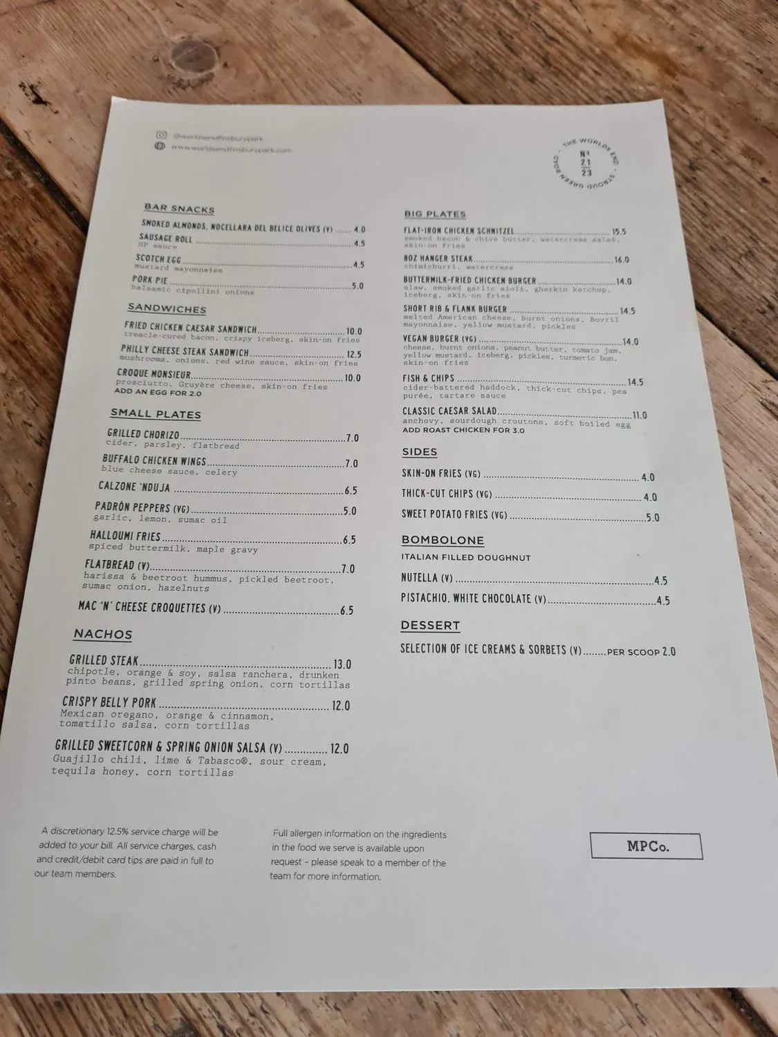 Menu 2