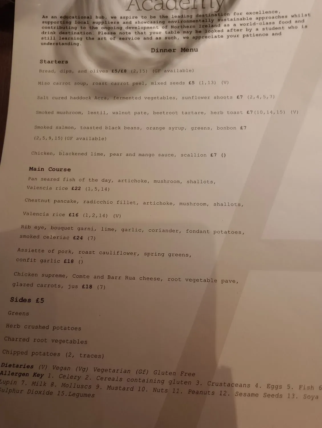 Menu 3