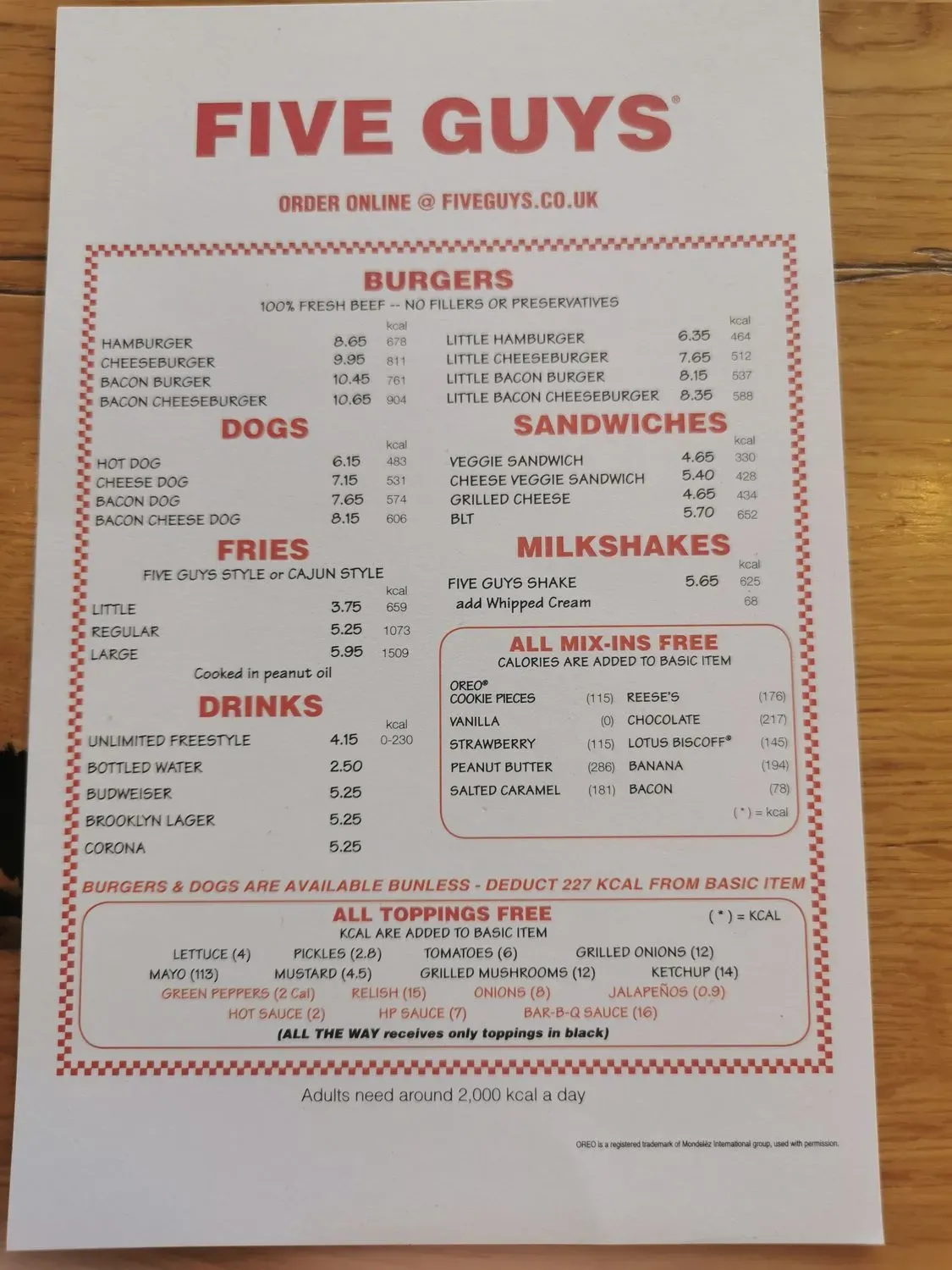 Menu 2