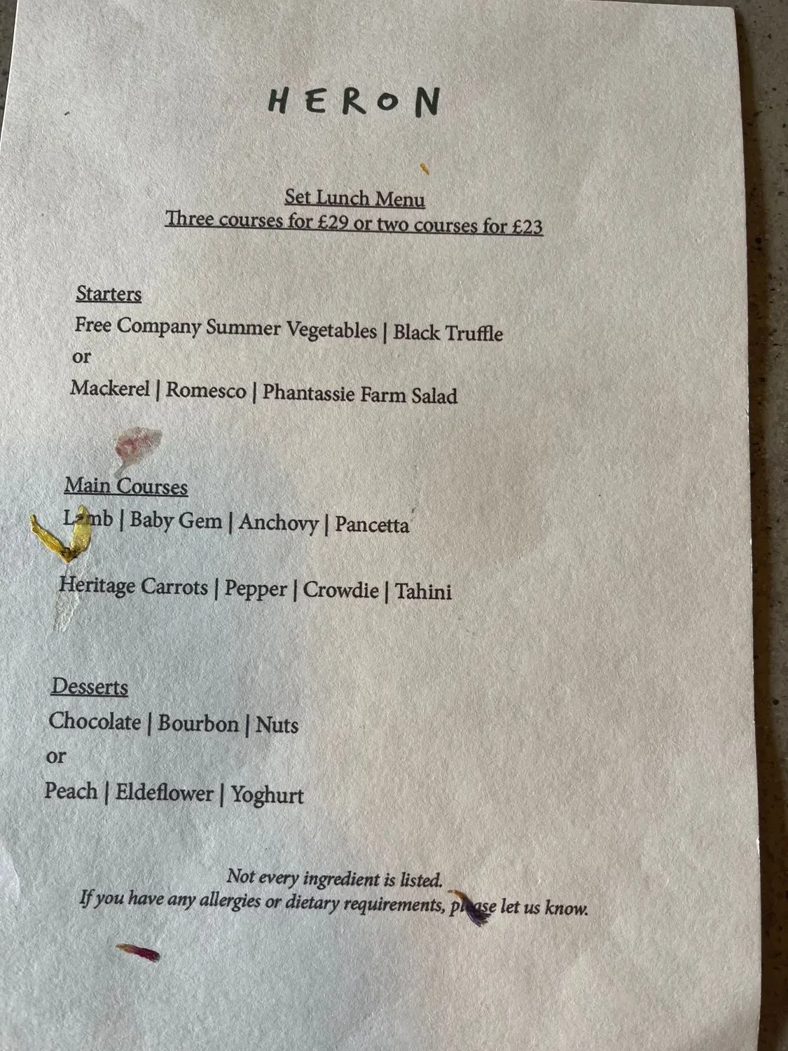 Menu 3