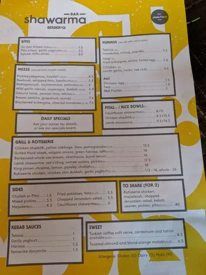 Menu 5