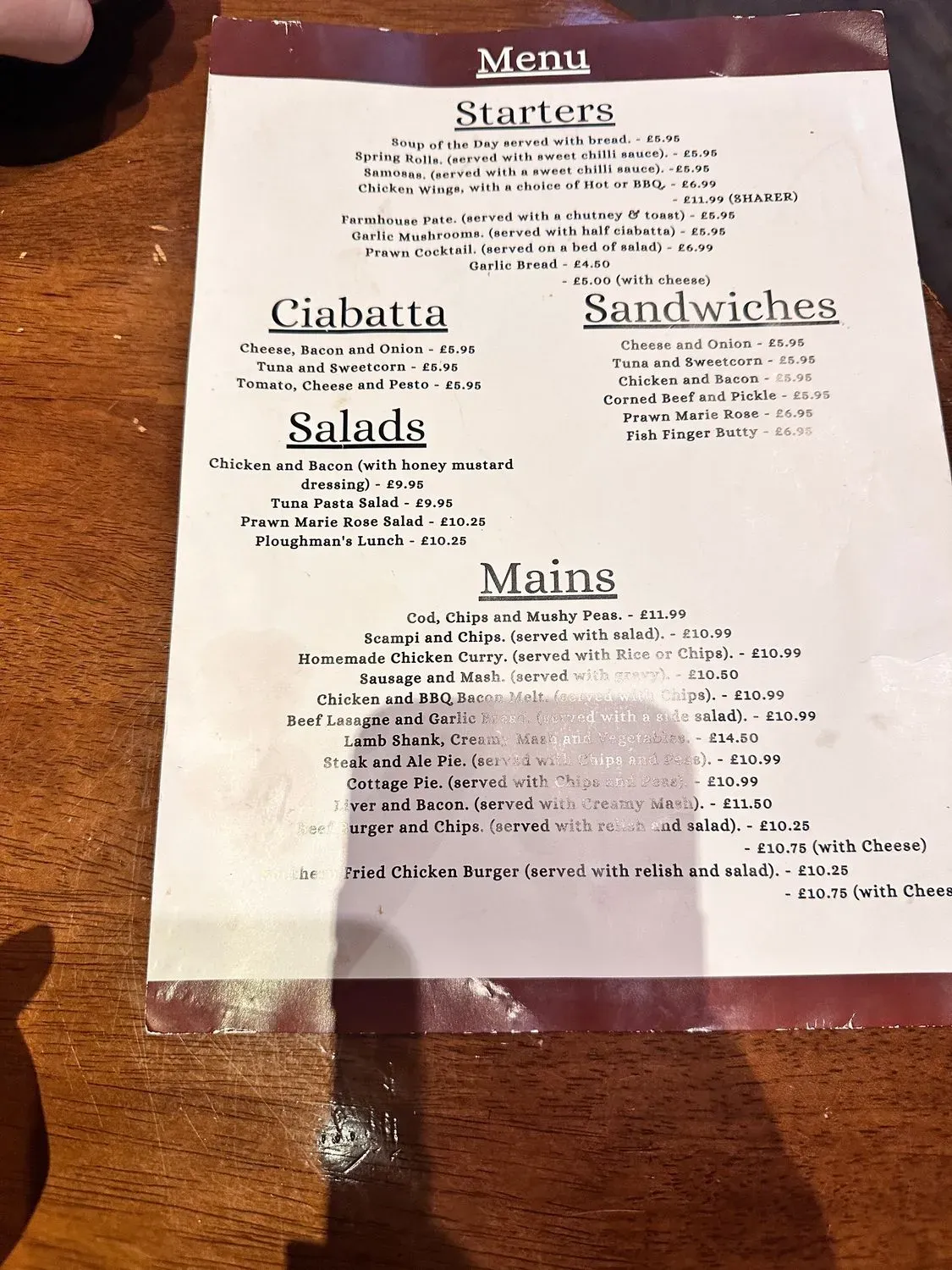 Menu 3