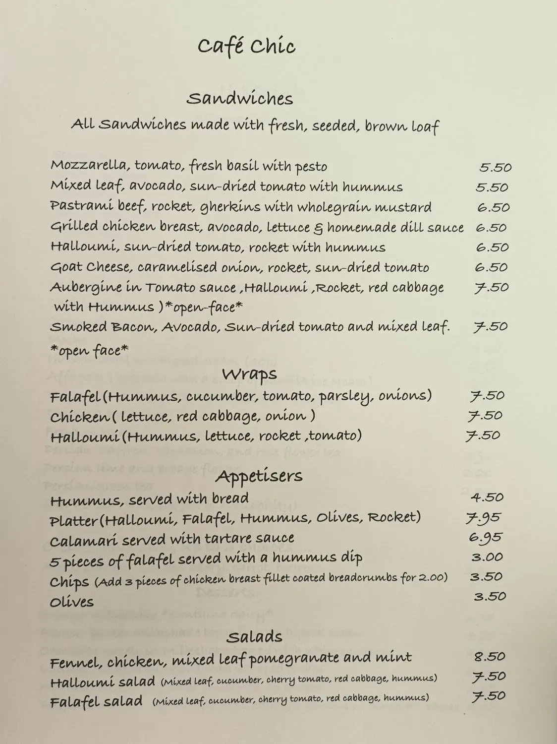 Menu 3