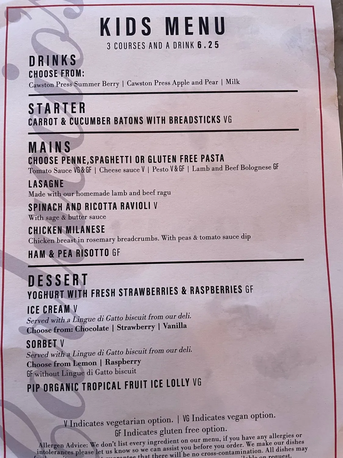 Menu 3