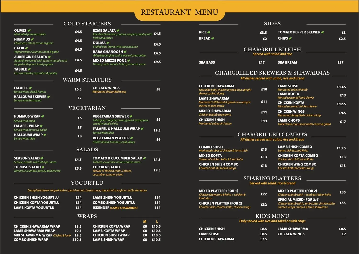 Menu 2