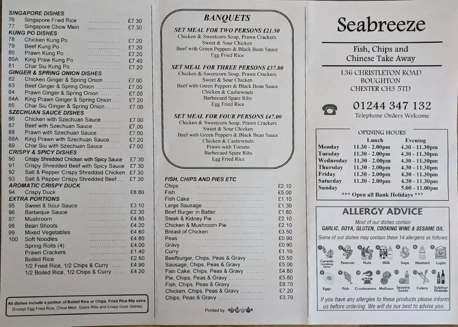 Menu 2