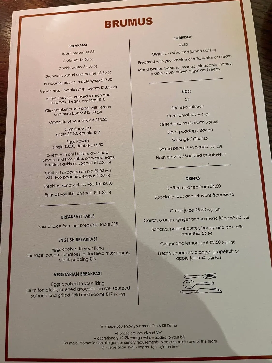 Menu 2